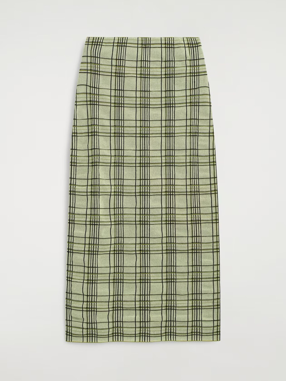 NWT (size small) COS CHECKED COTTON-JACQUARD MIDI SKIRT - Picture 10 of 10